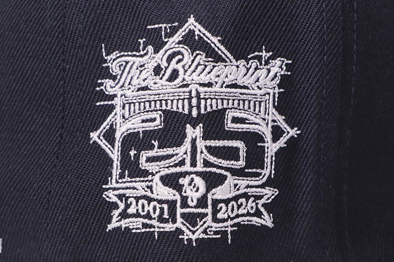 TWNTY TWO JAY-Z THE BLUEPRINT 25TH ANNIVERSARY SNAPBACK CAP (NAVY