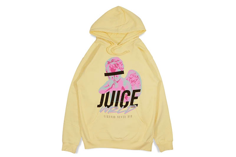 JUICE WRLD STATUE HOODIE (LT. YELLOW)