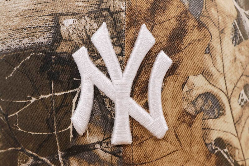 NEW ERA NEW YORK YANKEES 59FIFTY FITTED CAP (1996 WORLD SERIES SIDE PATCH/GREY UNDER VISOR/REALTREE CAMO CORDUROY)