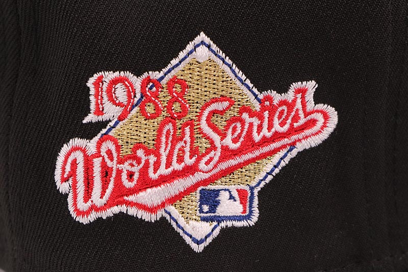 NEW ERA LOS ANGELES DODGERS 59FIFTY FITTED CAP (1988 WORLD SERIES SIDE PATCH/GREY UNDER VISOR/BLACK DK ROYAL) 70932032