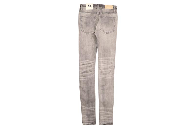 mnml X284 MOTO SKINNY DENIM (D113-GYB:GREY)
