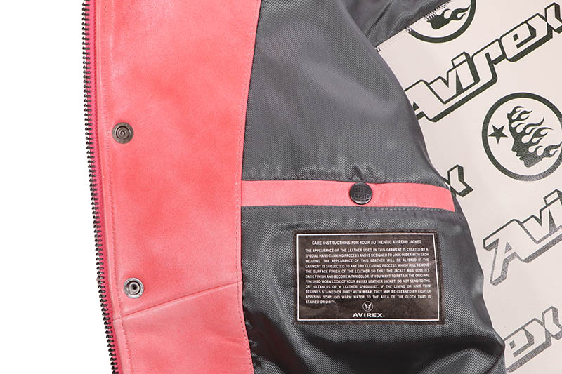 AVIREX X HELLSTAR JACKET (SALVAGE RED)