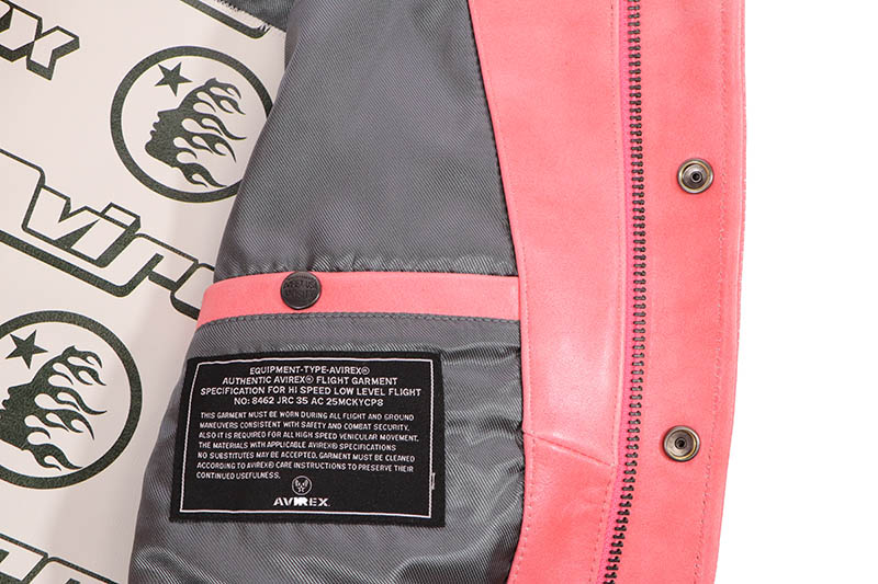 AVIREX X HELLSTAR JACKET (SALVAGE RED)