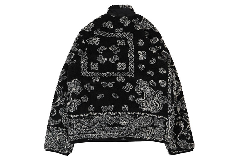 POLO RALPH LAUREN PILE FLEECE GRAPHIC JACKET (710981793001:BLACK