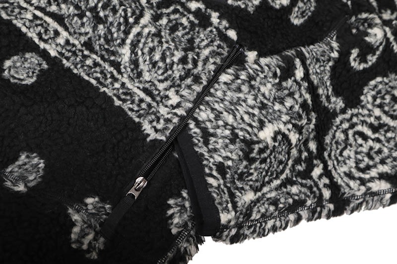 POLO RALPH LAUREN PILE FLEECE GRAPHIC JACKET (710981793001:BLACK