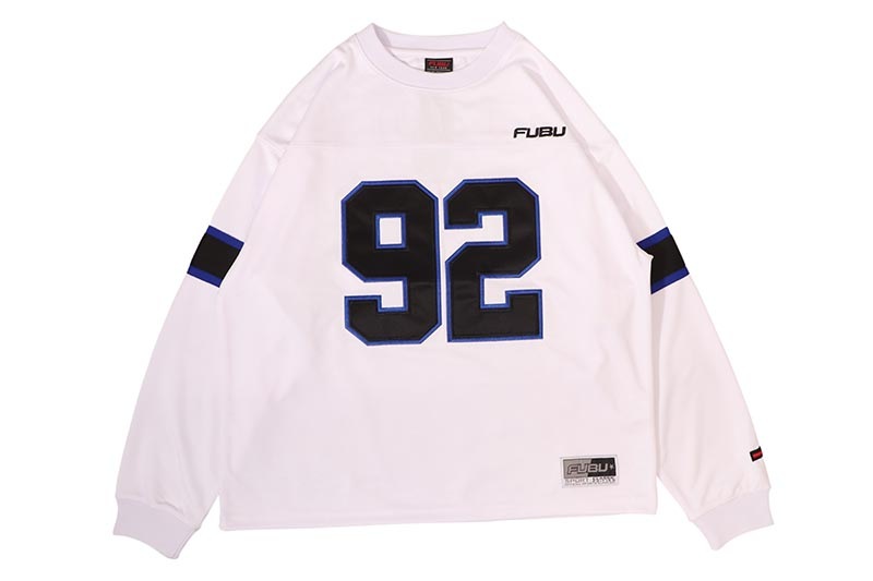 FUBU FOOTBALL SHIRTS (FAM-61706:WHITE)