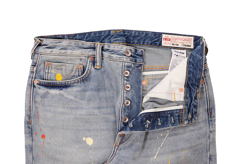 EVISU SPLASH DAICOCK JEANS #2020 (2ESHTM6JE105220DN:INDIGO)
