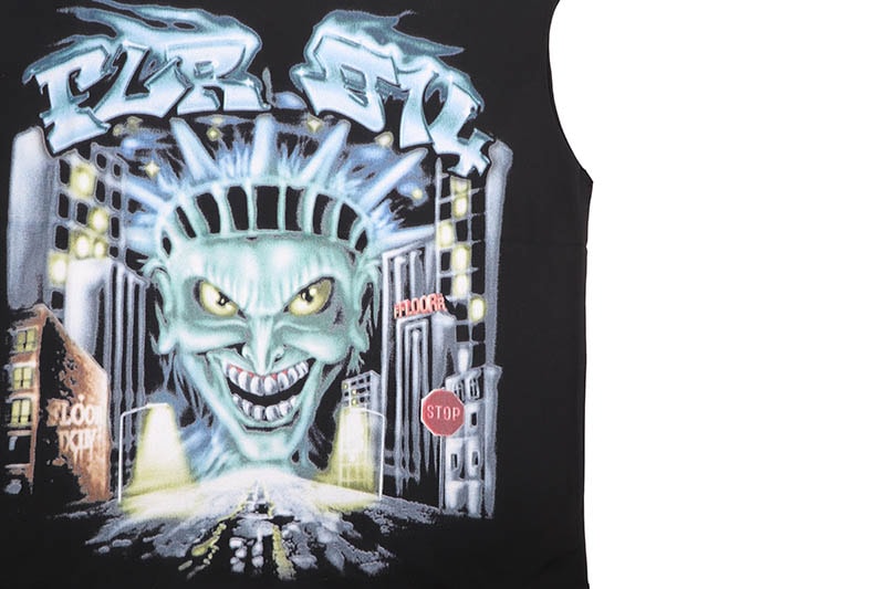 FLOOR 914 CLOWN CITY CUT OFF TEE