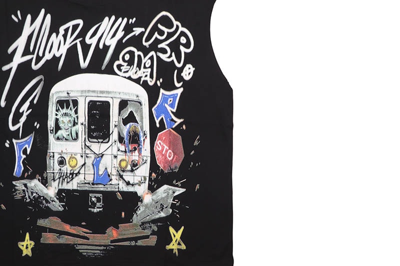 FLOOR 914 CLOWN CITY CUT OFF TEE