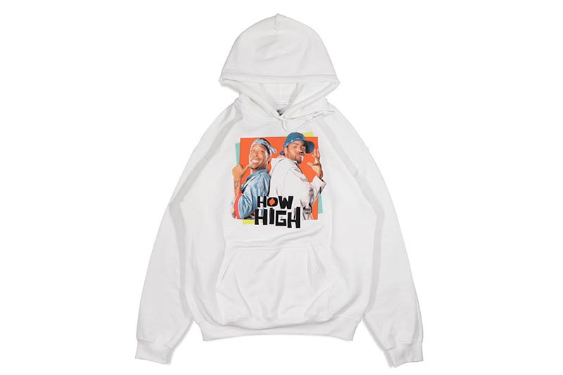 HOW HIGH GRAPHIC HOODIE (WHITE)