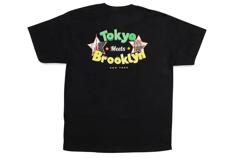 TOKYO MEETS BROOKLYN T-SHIRTS (BLACK)