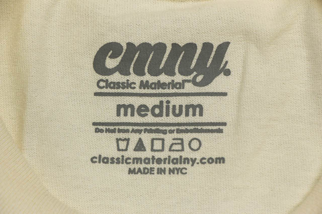 CLASSIC MATERIAL NY 93 TILL T-SHIRT (CREAM)