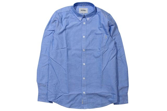 Carhartt WIP L/S ALPHA SHIRTS(BLEACH/BLUE/CARAMBOLA)