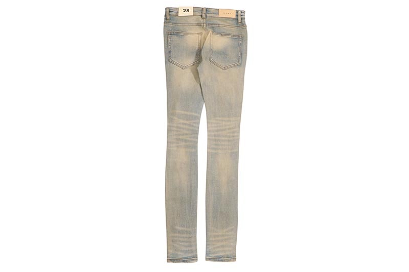 mnml X201 RHINESTONE SKINNY DENIM (D837-BLU:BLUE)