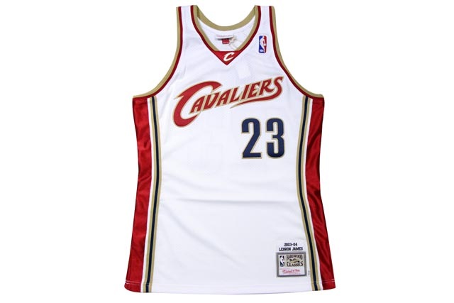 MITCHELL & NESS LEBRON JAMES 03-04 NBA AUTHENTIC JERSEY(CLEVELAND CAVALIERS)