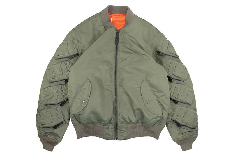 AVIREX BIG MA-1 JACKET (783-5252018-401:SAGE)