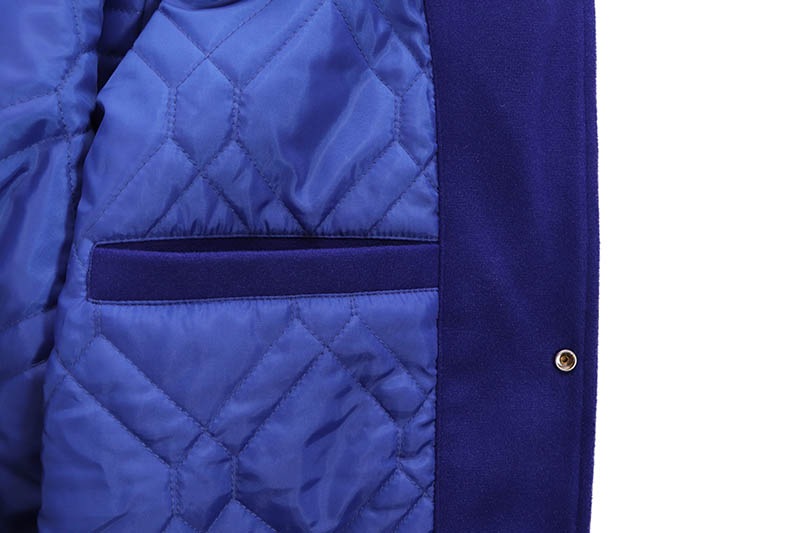 FANATICS LOS ANGELES DODGERS MLB STANDARD LOGO PU MELTON JACKET (ML2325FW0002:BLUE)