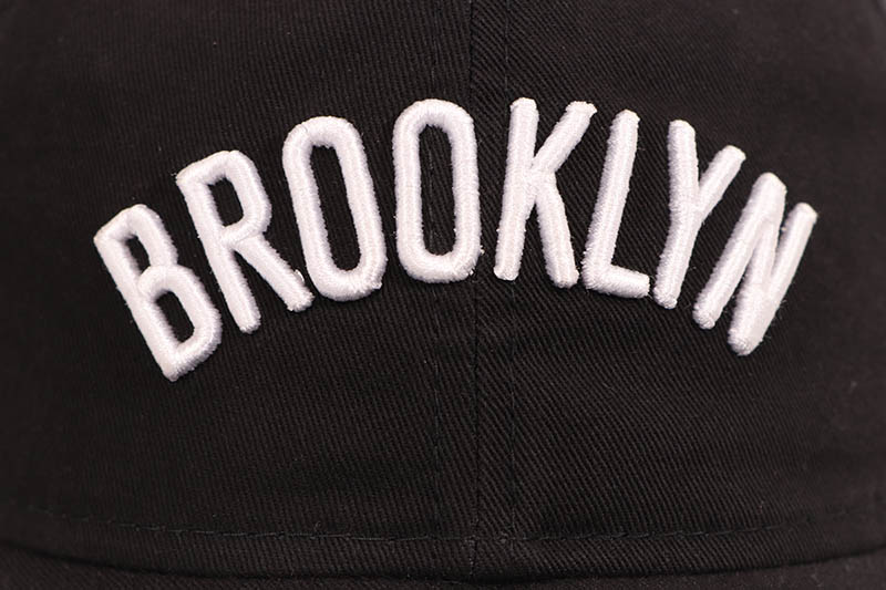 NEW ERA BROOKLYN NETS 9TWENTY ADJUSTABLE CAP (BLACK)