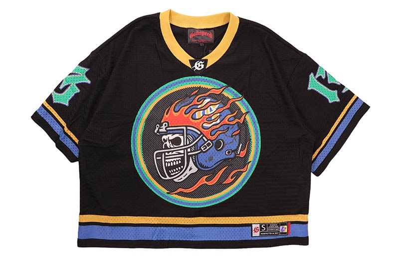 GODSPEED FIRST DOWN JERSEY (BLACK/YELLOW/BLUE)