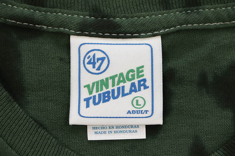 '47 NEW YORK JETS VINTAGE TUBULAR S/S T-SHIRT (552706:FOREST TWISTER TIE-DYE)