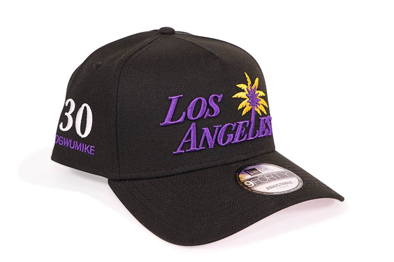 NEW ERA LOS ANGELES SPARKS 9FORTY AF ADJUSTABLE CAP (NNEKA OGWUMIKE 30 SIDE PATCH/PINK UNDER VISOR/BLACK)
