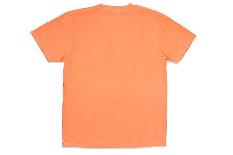 THE SMOKER'S CLUB STACKED BUBBLE LOGO FLIP TEE (CORAL)
