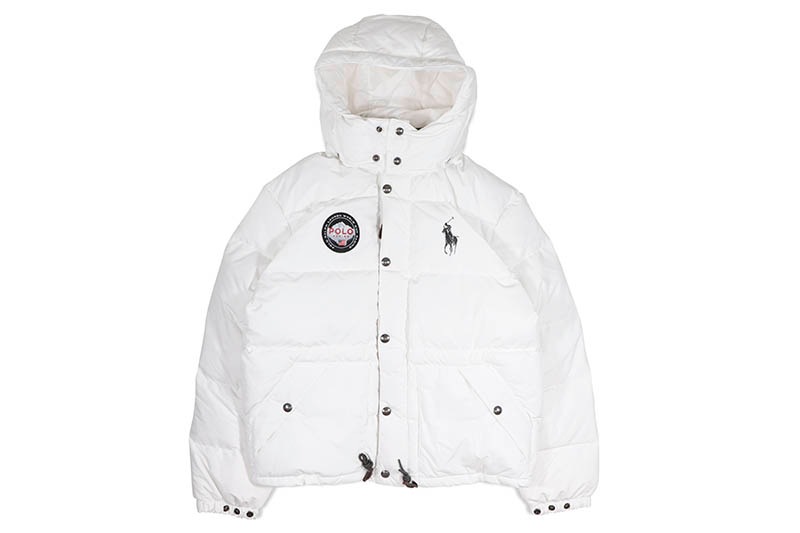 POLO RALPH LAUREN WORLD CUP RACING ALPINE DOWN JACKET (WHITE)