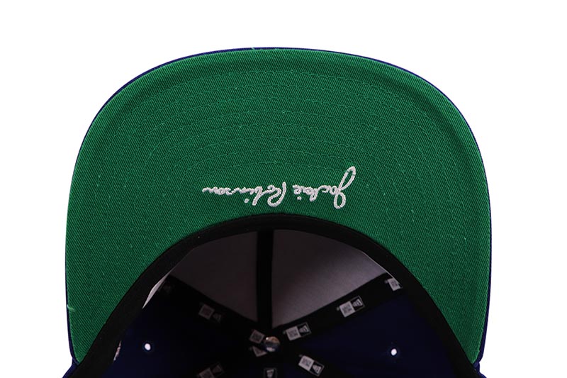NEW ERA BROOKLYN DODGERS THE GOLFER SNAPBACK CAP (JACKIE ROBINSON DAY 2025 SIDE PATCH/GREEN UNDER VISOR/DARK ROYAL) 60662395