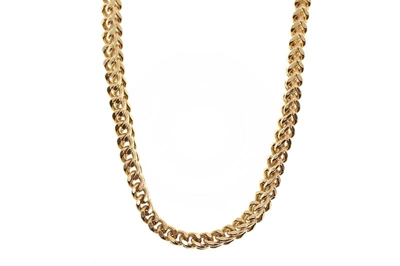 10K FRANCO CHAIN 22INCH