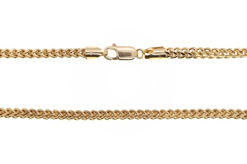 10K FRANCO CHAIN 22INCH