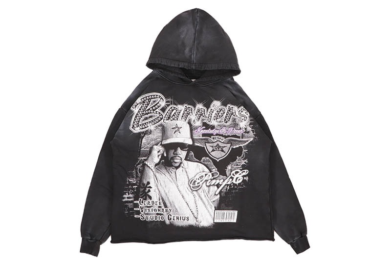 BARRIERS PIMP C HOODIE (BLACK)