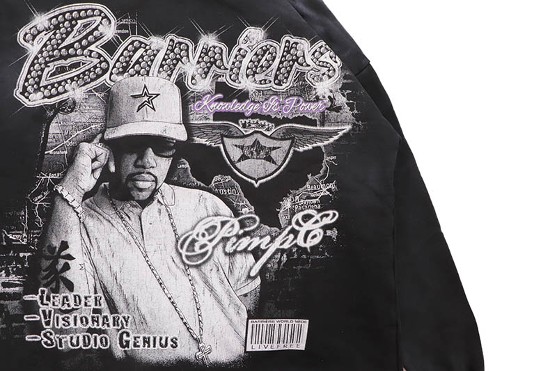 BARRIERS PIMP C HOODIE (BLACK)