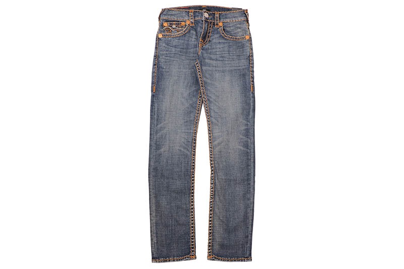 TRUE RELIGION RICKY SUPER T FLAP STRAIGHT JEAN 34