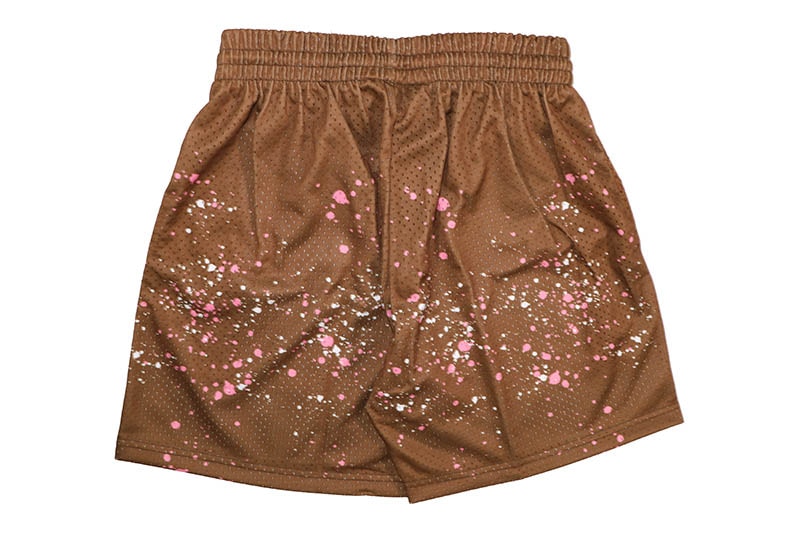 FLOOR 914 MOCHA PINK V2 SPLATTER SHORTS | Brand,A-F,FLOOR 914