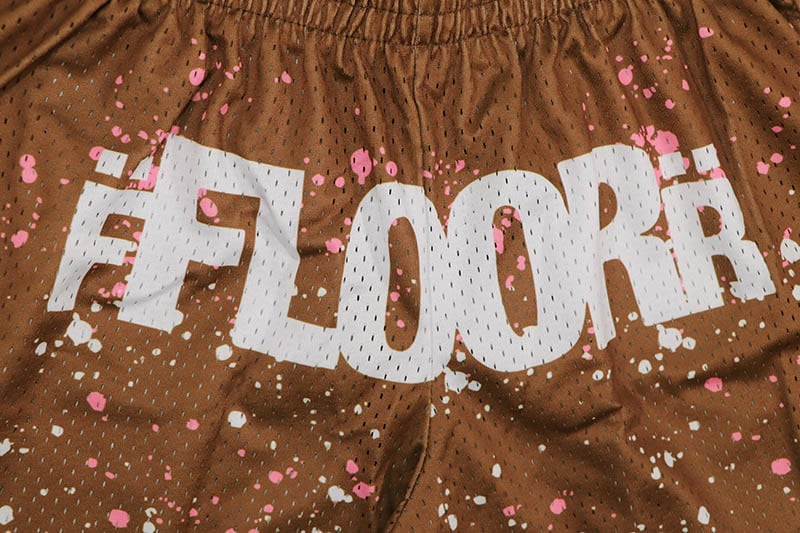FLOOR 914 MOCHA PINK V2 SPLATTER SHORTS | Brand,A-F,FLOOR 914