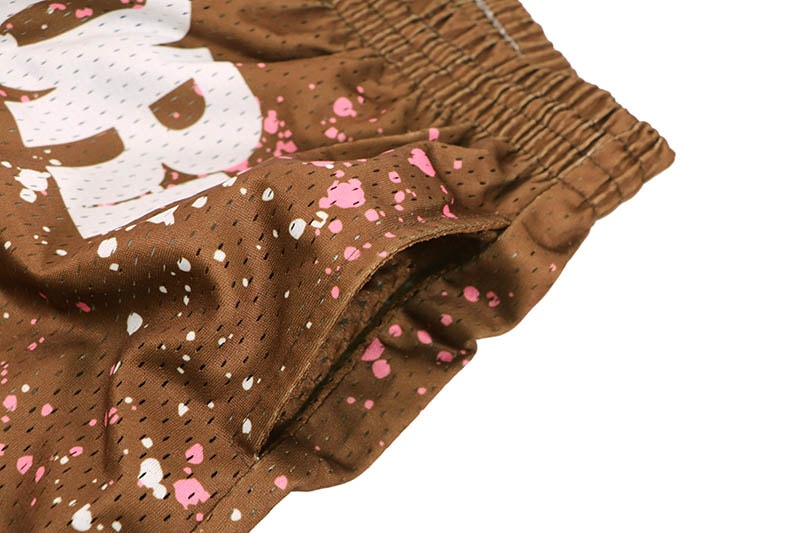FLOOR 914 MOCHA PINK V2 SPLATTER SHORTS | Brand,A-F,FLOOR 914