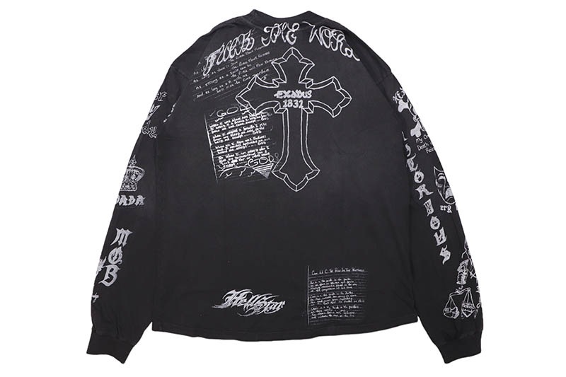 HELLSTAR TUPAC BLACK LONG SLEEVE T-SHIRTS | Brand,G-L,HELLSTAR
