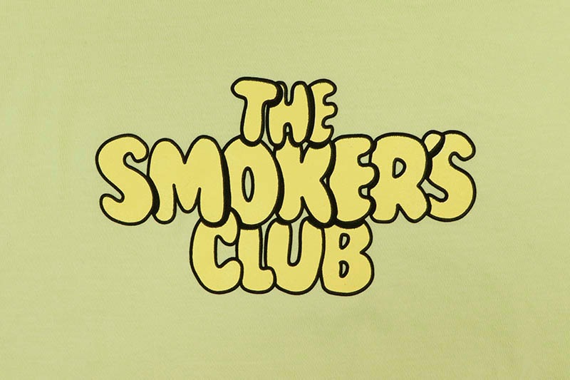 THE SMOKER'S CLUB STACKED BUBBLE LOGO FLIP TEE (MINT)