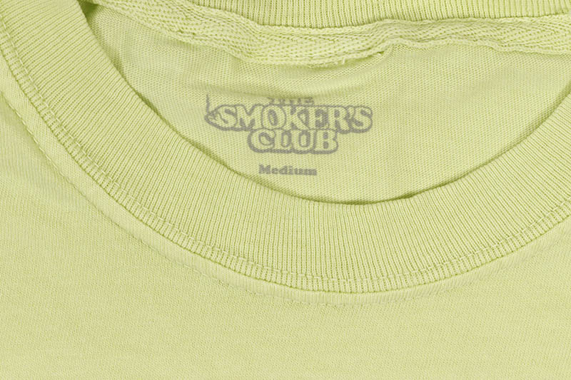 THE SMOKER'S CLUB STACKED BUBBLE LOGO FLIP TEE (MINT)