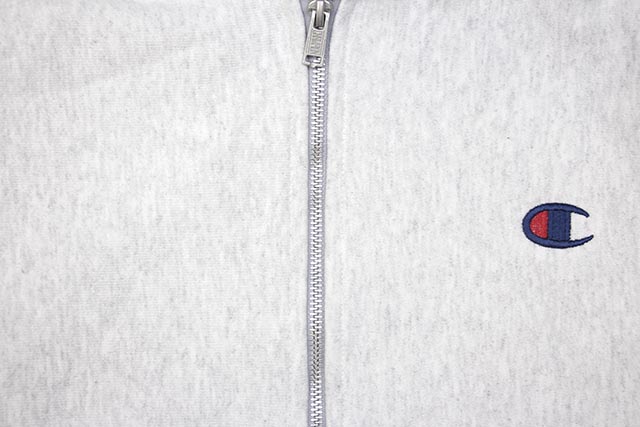 CHAMPION LIFE REVERSE WEAVE FULL ZIP JACKET (SILVER GREY)