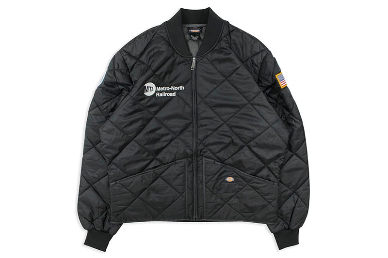 MTA DIAMOND QUILTED NYLON JACKET (BLACK)