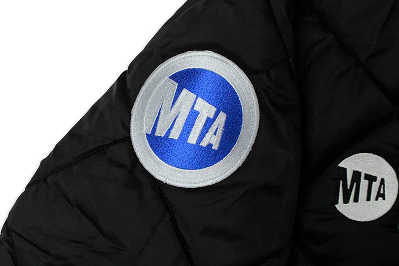 MTA DIAMOND QUILTED NYLON JACKET (BLACK)