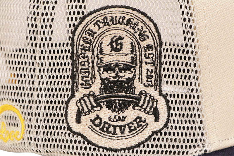 GODSPEED GS FOREVER TRUCKER HAT (BONE/YELLOW/NAVY)