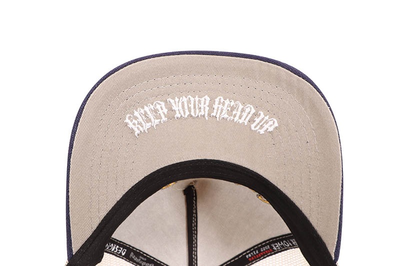 GODSPEED GS FOREVER TRUCKER HAT (BONE/YELLOW/NAVY)