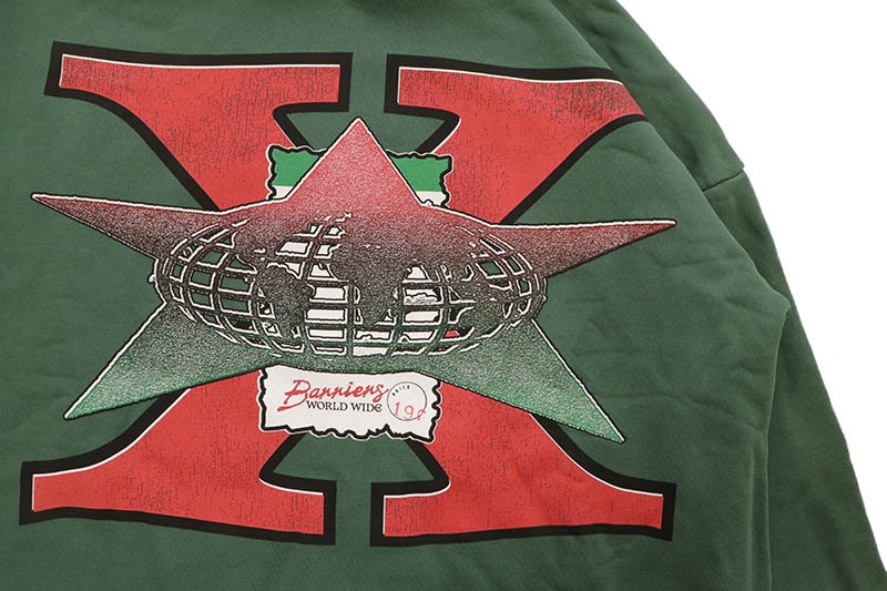 BARRIERS X ESSENTIAL HOODIE (SAGE)