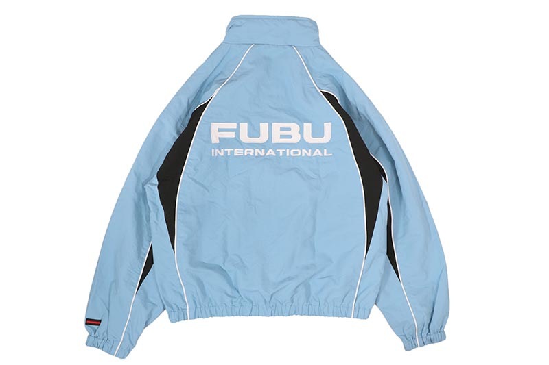 FUBU TRACK JACKET (FAM-61300:LIGHT BLUE)