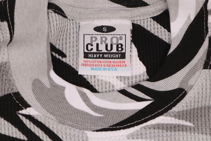 PRO CLUB HEAVYWEIGHT COTTON LONG SLEEVE THERMAL TOP (CITY CAMO V2) 115