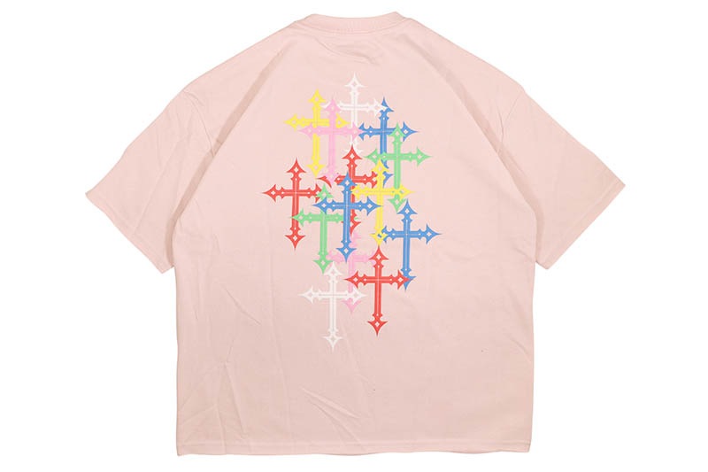 RARE COMMON BEAR CROSSES T-SHIRT (VMTS-2564:PINK)