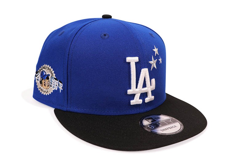 NEW ERA LOS ANGELES DODGERS STAR 9FIFTY SNAPBACK CAP (SHOHEI OHTANI JPN TO LA SIDE PATCH/GREY UNDER VISOR/ROYAL BLUE BLACK)