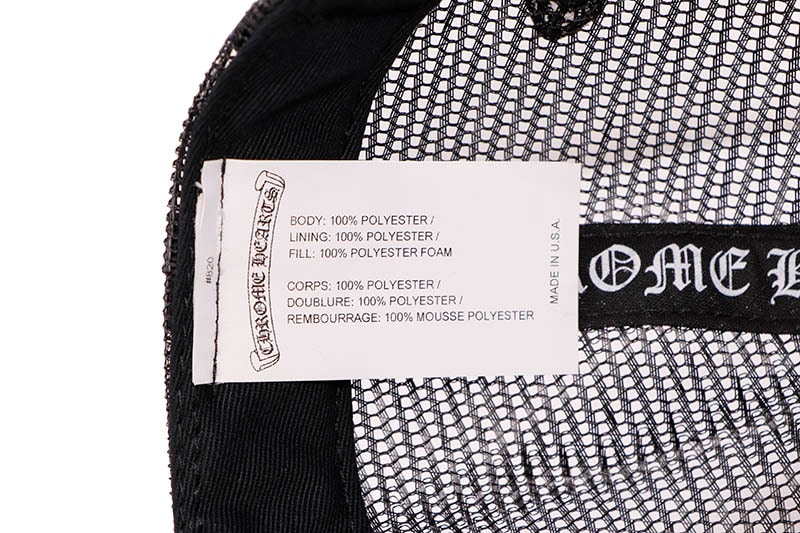 CHROME HEARTS CEMETERY TRUCKER CAP (BLACK/CAMO) | Brand,A-F,CHROME